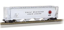 HO Bachmann Great Northern - 4 Bay Cylindrical Grain Hopper 19111 - MPM Hobbies