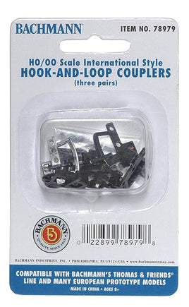 HO Bachmann Hook and Loop Couplers 78979 - MPM Hobbies
