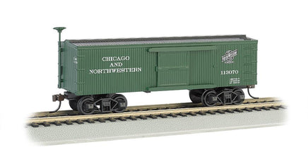 HO Bachmann Old Time Boxcar - Chicago & North Western 72306 - MPM Hobbies