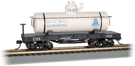 HO Bachmann Old-Time Tank Car - Blue Bell Kerosene #021 - 72106 - MPM Hobbies