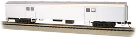 HO Bachmann Painted, Unlettered - Aluminum - 72' Smooth Side Baggage Car 14405 - MPM Hobbies