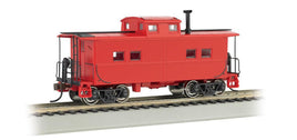 HO Bachmann Painted, Unlettered, Red - Northeast Steel Caboose 16806 - MPM Hobbies