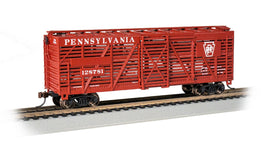 HO Bachmann Pennsylvania Railroad #128781 - 40' Stock Car 18515 - MPM Hobbies