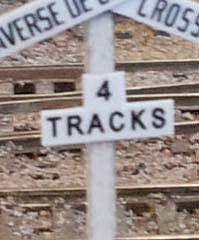 HO Osborn Crossbuck Track Numbers (Wooden Kit) 1085 - MPM Hobbies