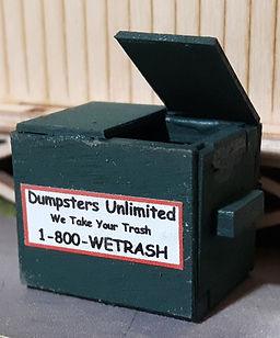 HO Osborn Garbage Dumpster 4pk 1132 - MPM Hobbies