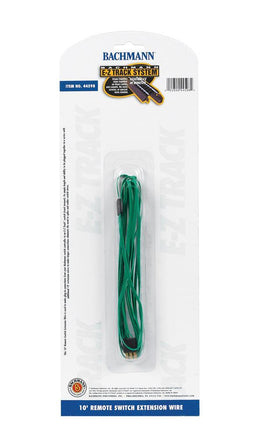 HO Scale Bachmann 10' Green Switch Extension Wire 44598 - MPM Hobbies
