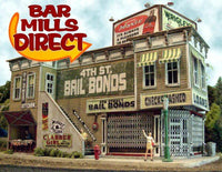 HO Scale Bar Mills 4Th Street Bail Bonds #132 - MPM Hobbies