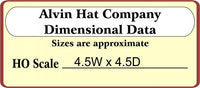 HO Scale Bar Mills Alvin Hat Company 1040 - MPM Hobbies