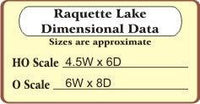HO Scale Bar Mills Raquette Lake Navigation #162 - MPM Hobbies
