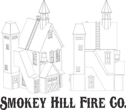 HO Scale Bar Mills Smokey Hill Fire Company #612 - MPM Hobbies