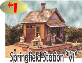 HO Scale Bar Mills Springfield Stations V1 #262 - MPM Hobbies