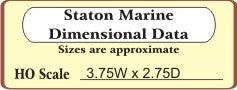 HO Scale Bar Mills Staton Marine #402 - MPM Hobbies