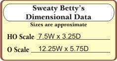 HO Scale Bar Mills Sweaty Betty's #302 - MPM Hobbies