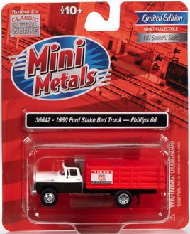 HO Scale Classic Metal Works 1960 Ford Stakebed Truck Phillips 66 30642 - MPM Hobbies
