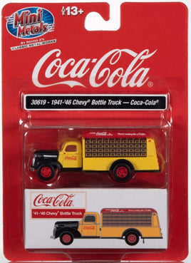 HO Scale Classic Metal Works '41-'46 Chevy Bottle Truck Coca-Cola 30619 - MPM Hobbies