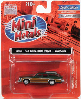 HO Scale Classic Metal Works '75 Buick Estate Wagon Green 30624 - MPM Hobbies