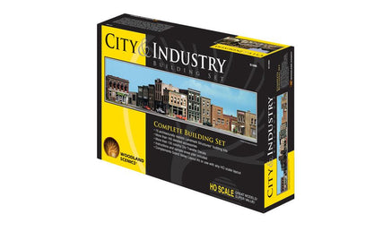 HO Woodland City & Industry Building Set 1486 - MPM Hobbies