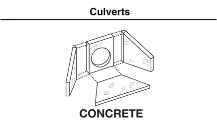 HO Woodland Concrete Culvert 1262 - MPM Hobbies