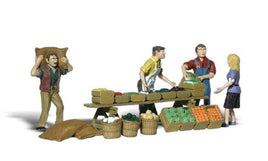 HO Woodland Farmers Market 1896 - MPM Hobbies