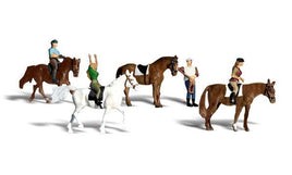 HO Woodland Horseback Riders 1889 - MPM Hobbies