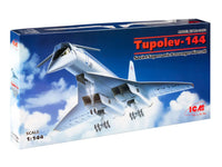 1/144 ICM Tupolev-144, Soviet Supersonic Passenger Aircraft