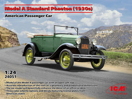 1/24 ICM Model A Standard Phaeton (1930s) American Passenger Car Plastic Model Kit