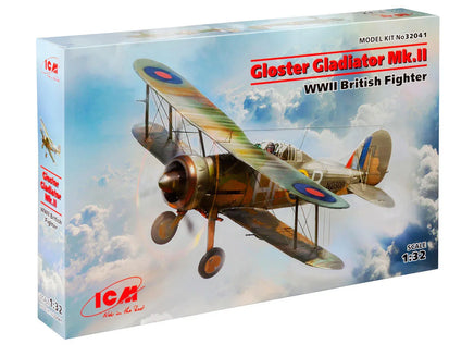 1/32 ICM Gloster Gladiator Mk.II, WWII British Fighter - MPM Hobbies