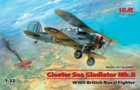 1/32 ICM Gloster Sea Gladiator Mk.II , WWII British Naval Fighter - MPM Hobbies