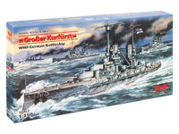 1/350 ICM Grober Kurfurst, WWI German Battleship