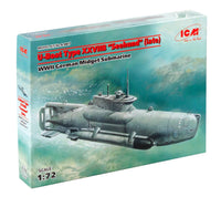 1/72 ICM U-Boat Type XXVIIB Seehund (late), WWII German Midget Submarine
