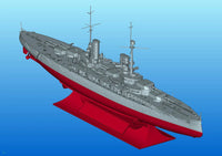 1/700 ICM Markgraf (full hull & waterline), WWI German Battleship