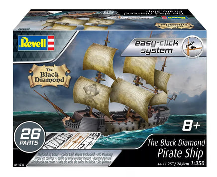 1/350 Revell-Monogram The Black Diamond Pirate Ship 1237 - MPM Hobbies