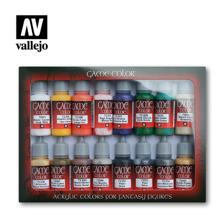 Vallejo Game Color Set of 16 Introduction 17ml 72299