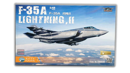 1/48 Kitty Hawk F-35A Lightning II Version 2.0 Plastic Model Kit - MPM Hobbies