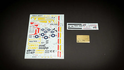 1/48 Kitty Hawk F9F-8/F9F-8P "Cougar" (2 in 1) Plastic Model Kit - MPM Hobbies