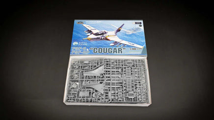 1/48 Kitty Hawk F9F-8/F9F-8P "Cougar" (2 in 1) Plastic Model Kit - MPM Hobbies