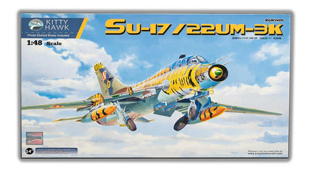 1/48 Kitty Hawk Su-17, Su-22 UM3K/UM4 Fitter G Plastic Model Kit - MPM Hobbies