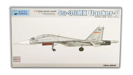 1/48 Kitty Hawk Su-30MK Flanker-C Plastic Model Kit - MPM Hobbies