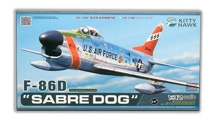 1/32 Kitty Hawk F-86D Sabre Dog Plastic Model Kit - MPM Hobbies