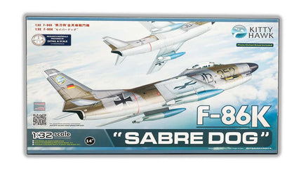 1/32 Kitty Hawk F-86K Sabre Dog Plastic Model Kit - MPM Hobbies