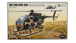 1/35 Kitty Hawk AH-6M/MH-6M Little Bird Night Stalker (w/figures) Plastic Model Kit - MPM Hobbies