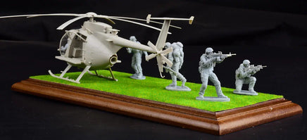 1/35 Kitty Hawk AH-6M/MH-6M Little Bird Night Stalker (w/figures) Plastic Model Kit - MPM Hobbies