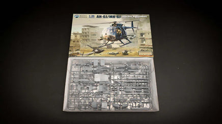 1/35 Kitty Hawk AH-6J/MH-6J Little Bird Plastic Model Kit - MPM Hobbies