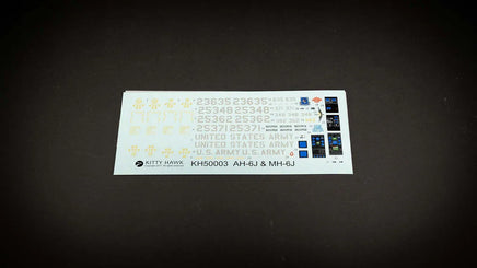 1/35 Kitty Hawk AH-6J/MH-6J Little Bird (with figures) Plastic Model Kit - MPM Hobbies