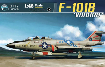 1/48 Kitty Hawk F-101B/RF-101B Voodoo Plastic Model Kit - MPM Hobbies