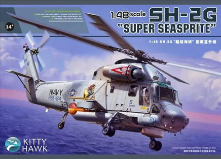 1/48 Kitty Hawk SH-2G Seasprite Plastic Model Kit - MPM Hobbies