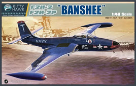 1/48 Kitty Hawk F2H-2 / F2H-2P Banshee Plastic Model Kit - MPM Hobbies