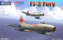 1/48 Kitty Hawk FJ-3 Fury Plastic Model Kit - MPM Hobbies