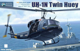 1/48 Kitty Hawk UH-1N Twin Huey Helicopter Plastic Model Kit - MPM Hobbies