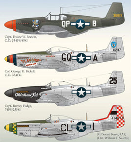 1/48 Lifelike Decals P-51 Mustang p-3 - MPM Hobbies
